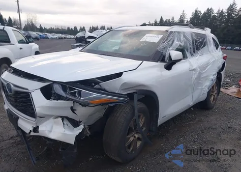 2023 Toyota Highlander Hybrid Xle Bronze from USA, damaged, VIN 5TDABRCH3PS587614